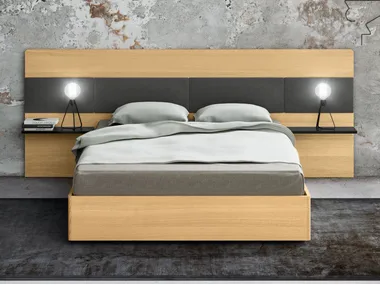 UN4905-T - Wooden storage bed by Tarocco Vaccari Group