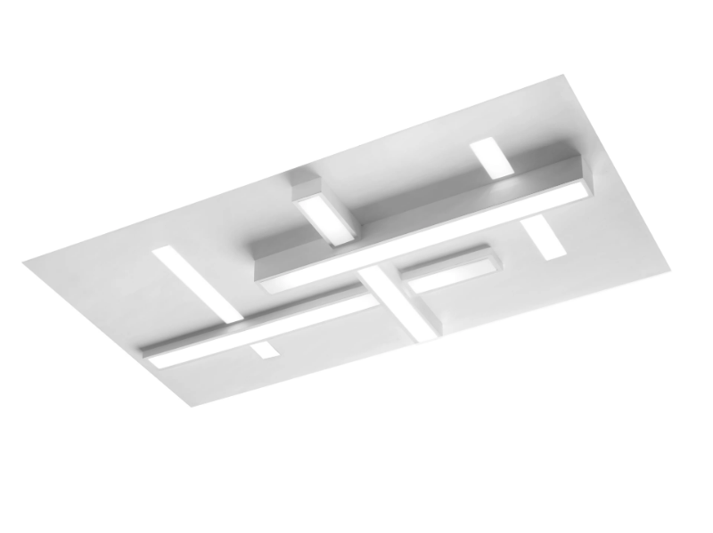 MAGNESIA - LED semi-inset plaster Lamp for false ceiling by Tecnico