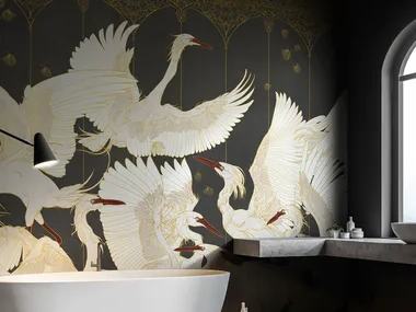 LA DANSE - Panoramic nonwoven wallpaper by Tecnografica