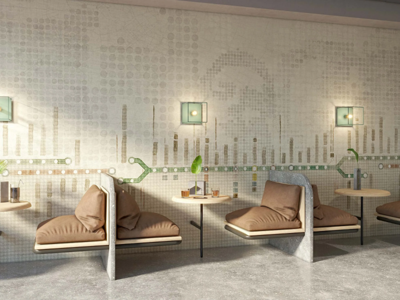 MILAN CALLING - Panoramic nonwoven wallpaper by Tecnografica