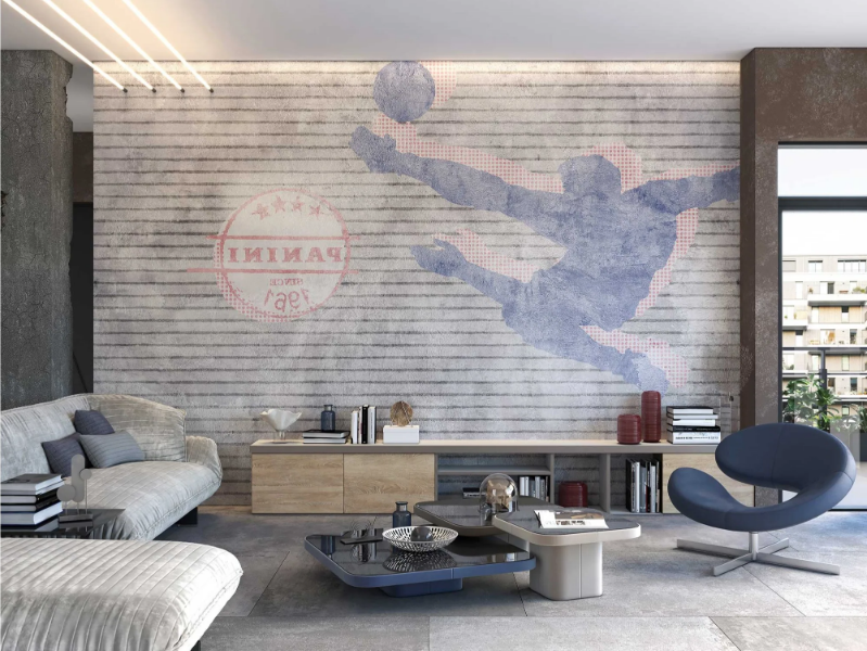 ROVESCIATA POP - Panoramic nonwoven wallpaper by Tecnografica