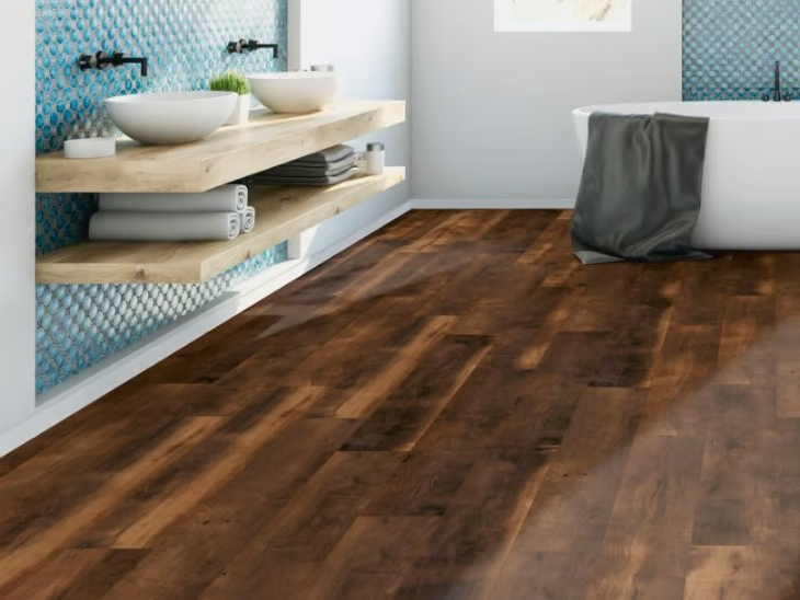 A15 OAK BORDEAUX BROWN - Wooden flooring by Ter Hürne