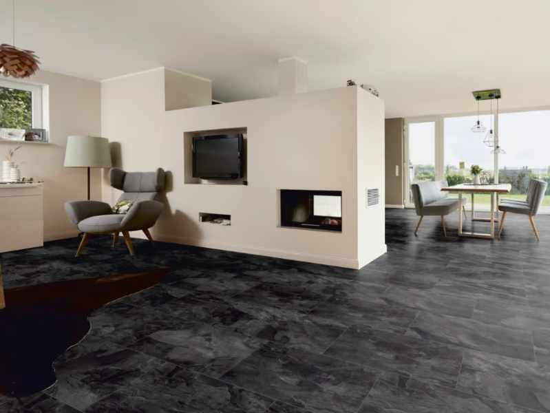B04 STONE MANGANESE GREY - Stone flooring by Ter Hürne