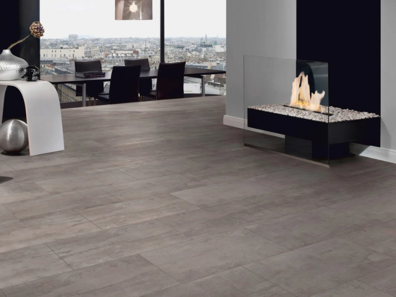 G11 CEMENT LOOK LIGHT GREY - Laminate flooring with concrete effect by Ter Hürne