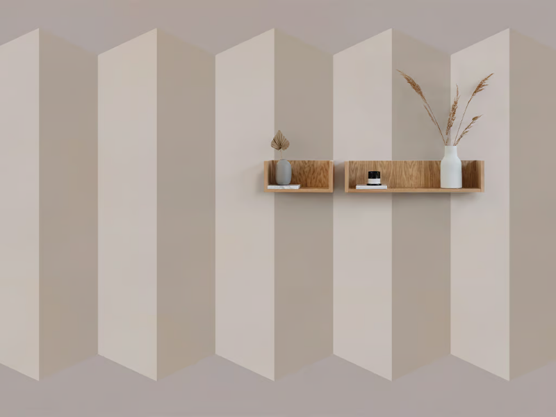 HARMONICA - Geometric panoramic wallpaper by Texturae