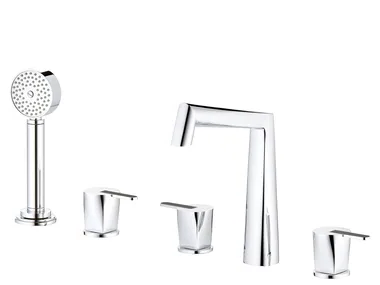 MÉTAMORPHOSE - Bath mixer and handshower supplied by progressive cartridge mixer by THG Paris