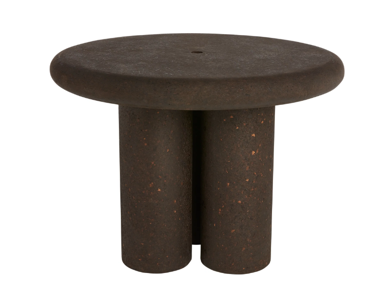 CORK - Round cork dining table by Tom Dixon