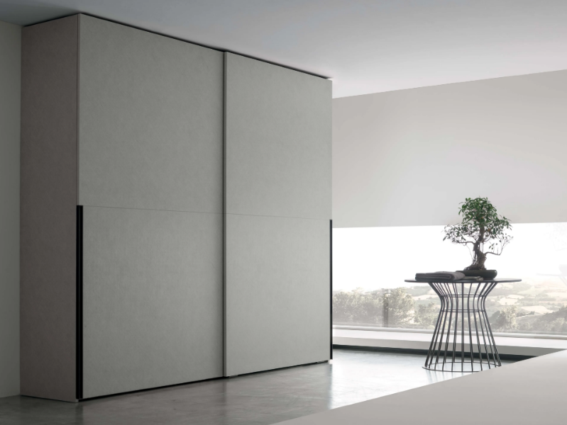 DORIS - Wooden wardrobe with sliding doors by Tomasella