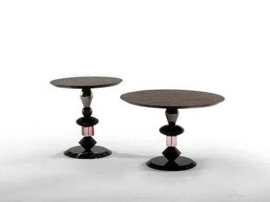 PANDORA - Round wooden coffee table by Tonin Casa