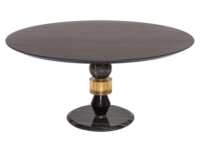 PANDORA - Round wooden table by Tonin Casa