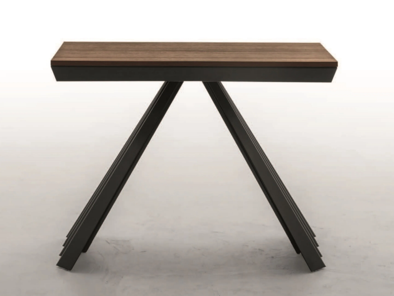 VENTAGLIO - Melamine-faced chipboard console table / table by Tonin Casa