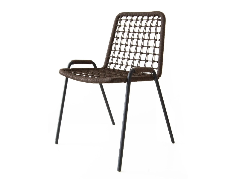 SAILOR - Stackable nautical rope chair by Tonon