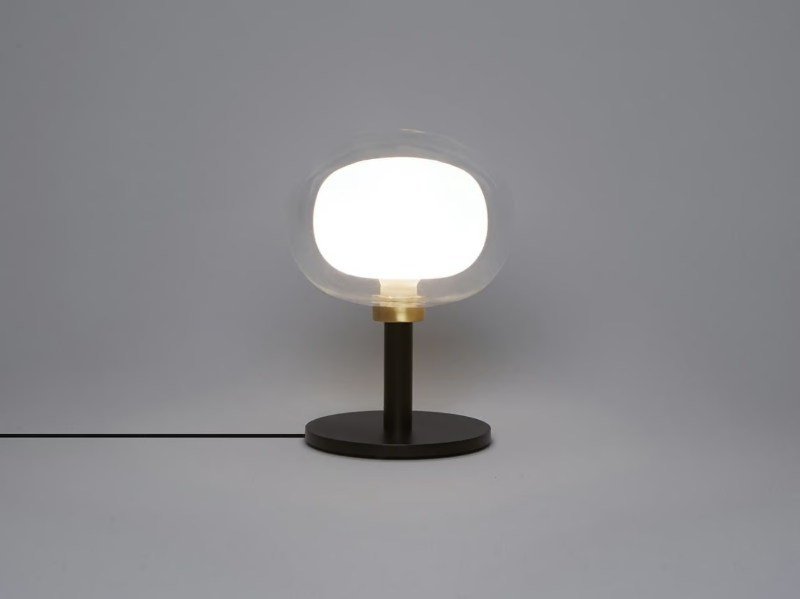 NABILA - Borosilicate glass bedside lamp by Tooy