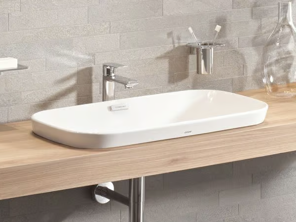 NEOREST® LW3716HY / LW3717HY - Rectangular semi-inset ceramic washbasin by TOTO