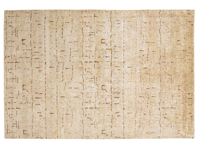 GLYPHE - Solid-color rectangular silk rug by Toulemonde Bochart