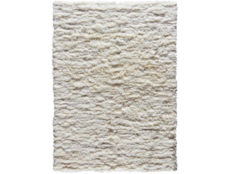 TOISON - Solid-color rectangular wool rug by Toulemonde Bochart