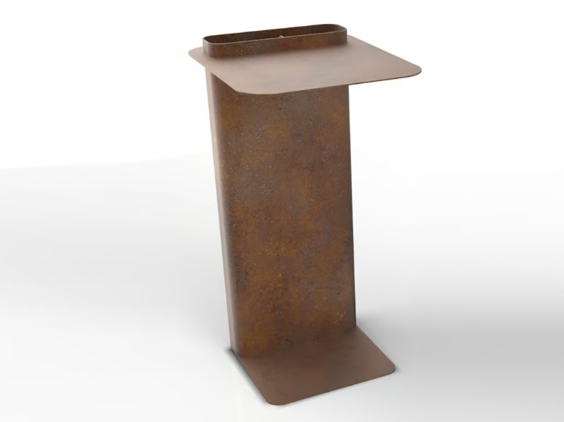 DAD - Corten™ high table by TrackDesign