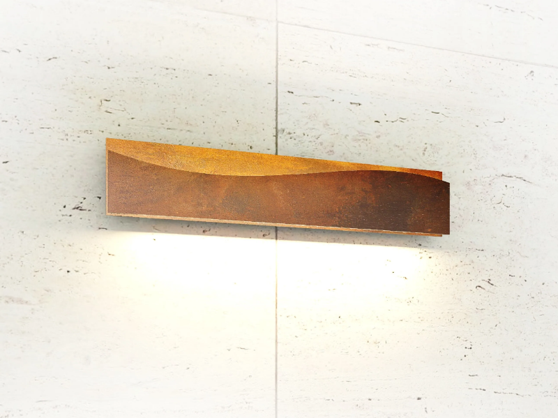 ESSE 002 - Corten™ wall light by TrackDesign