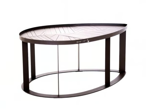LILA - Corten™ garden side table by TrackDesign