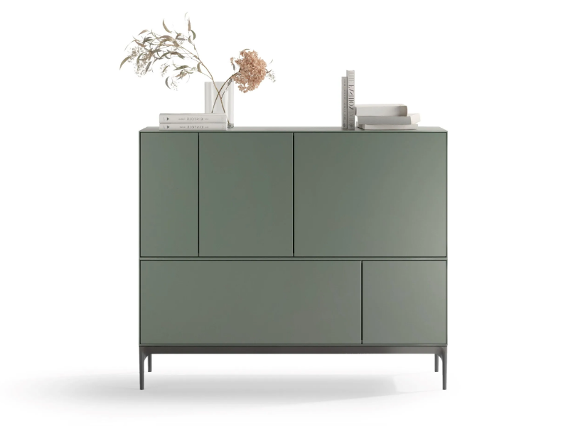 LAUKI 33 - Wooden highboard with doors by TREKU