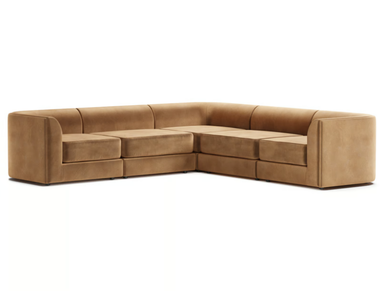 MAURA - Corner modular fabric sofa by TRNK