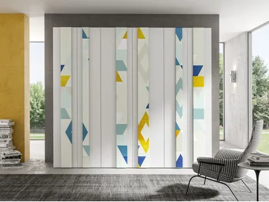 CONFIGURATION 373 - Wardrobe with hinged doors by TUMIDEI