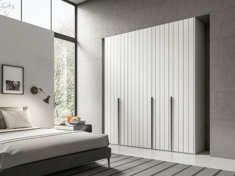 CONFIGURATION 381 - Wardrobe with hinged doors by TUMIDEI