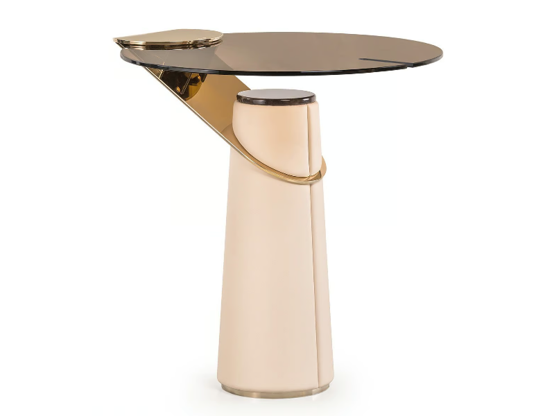 ECLIPSE - Round glass coffee table for living room by Turri