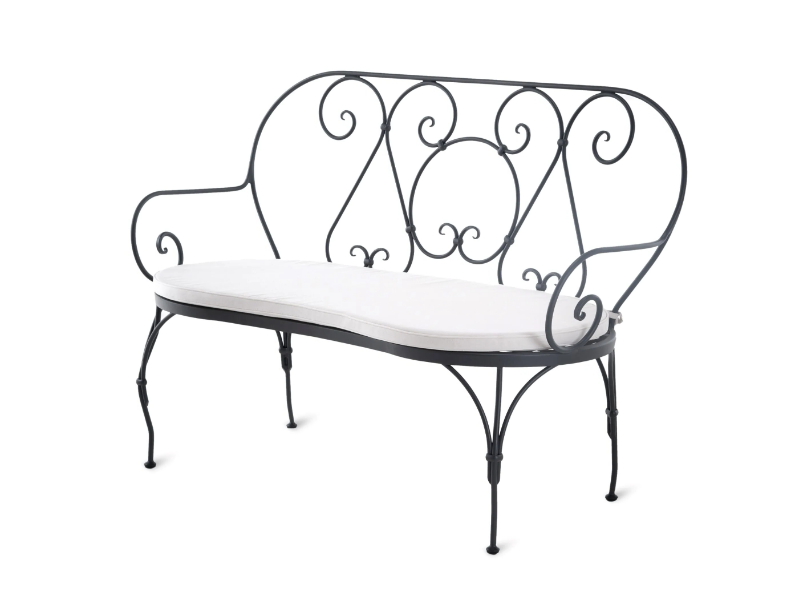 AURORA - 2 seater iron garden sofa by Unopiù