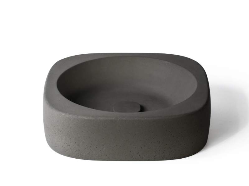 ORILLA - Countertop cement washbasin by URBI et ORBI