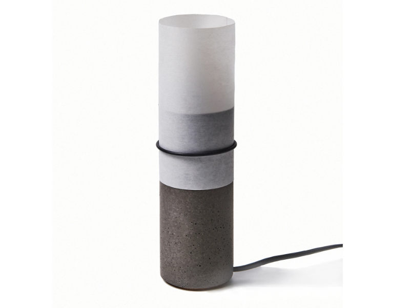 PAPEL - Concrete table lamp by URBI et ORBI
