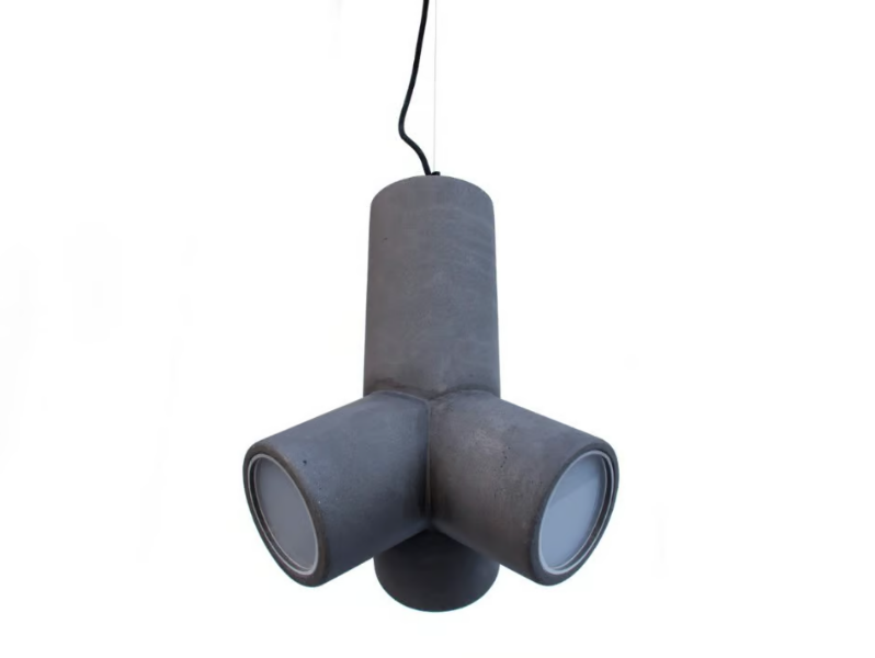 TUUUB - LED cement pendant lamp by URBI et ORBI