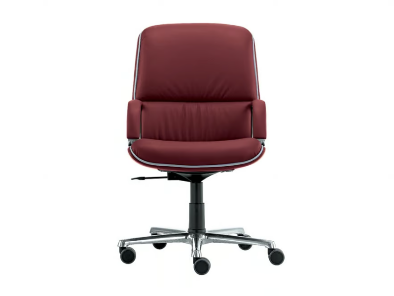 KIRUNA GUEST - Swivel office chair with castors by VAGHI