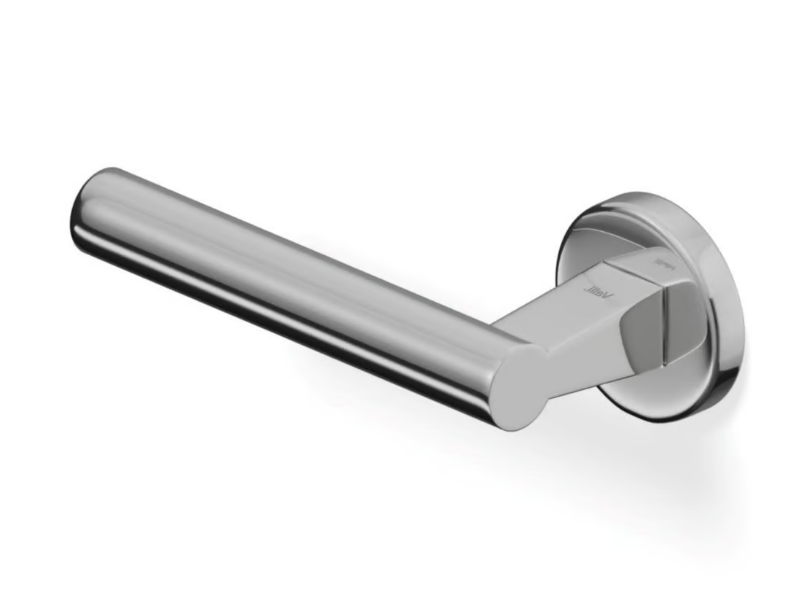 H5017 GOTTARDO - Stainless steel door handle on rose by Valli