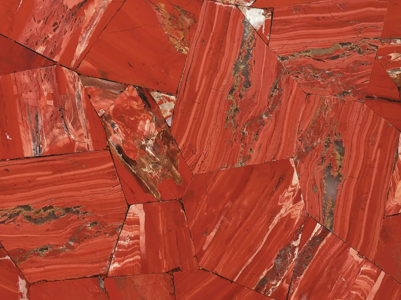 RED JASPER - Indoor stone wall/floor tiles by Valmori