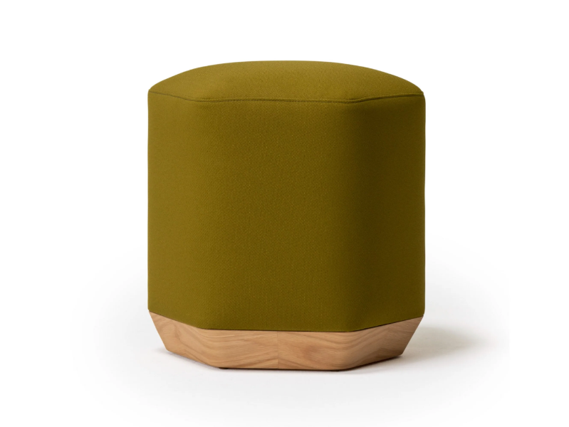 ATAY - Fabric pouf for contract by Vergés
