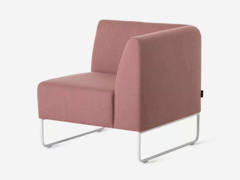 DULA - Corner modular fabric armchair by Vergés