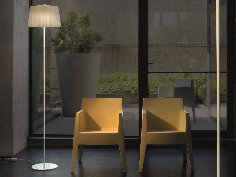 CLOTH PT - Blown glass floor lamp by Vetreria Vistosi