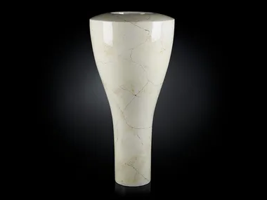 TIPPY CARRARA - LDPE vase by VGnewtrend