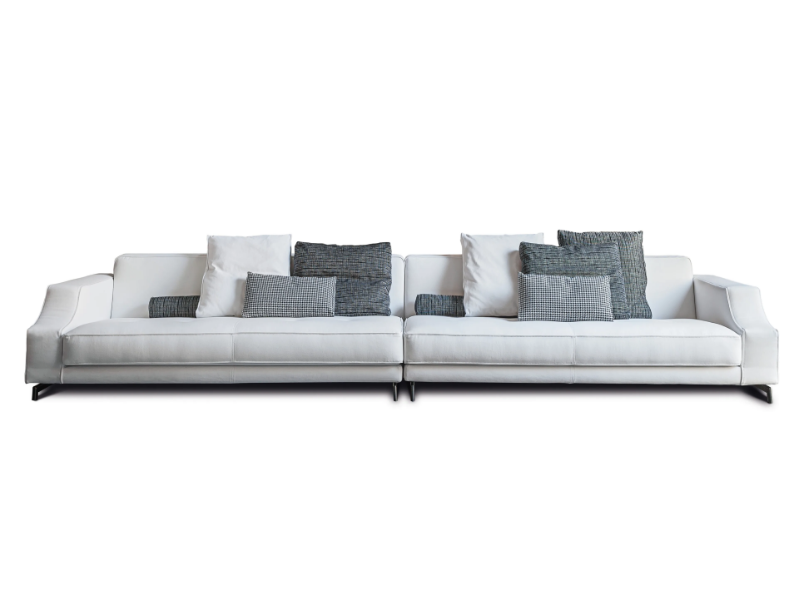 310 IDENTITY - Sectional fabric or leather sofa by Vibieffe