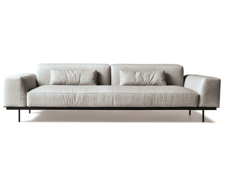 535 SIT UP - Sectional recliner fabric or leather sofa by Vibieffe