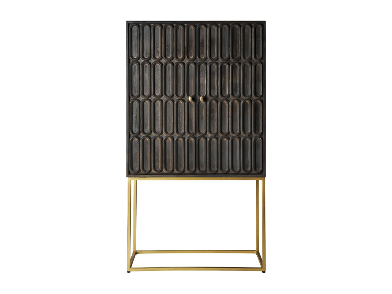 EMLY - Mango highboard with doors by Vical Home