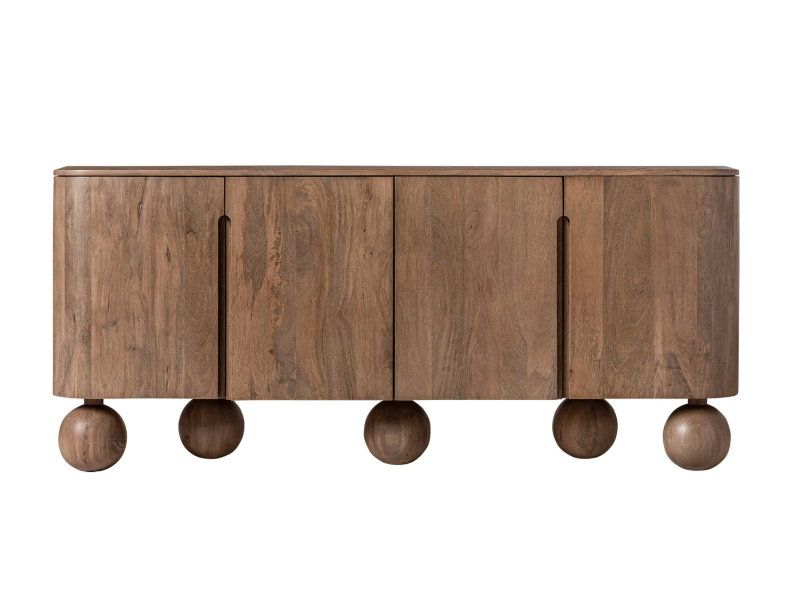 LAUGNA - Mango sideboard with doors by Vical Home