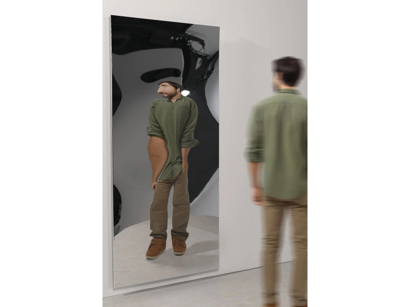DISTORTING MIRROR 200x94 - Distorting mirror by VIDAME EDITIONS