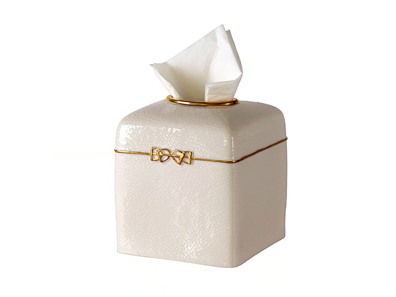 DRESSAGE - Countertop porcelain hand towel dispenser by VILLARI