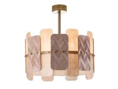 MIKADO - Suspension lamp in Murano glass and porcelain by VILLARI