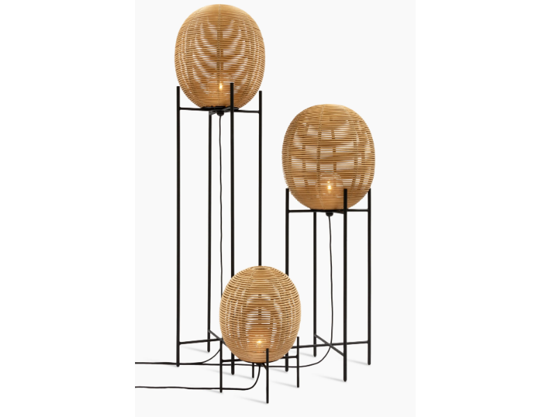 SARI - Rattan floor lamp by Vincent Sheppard