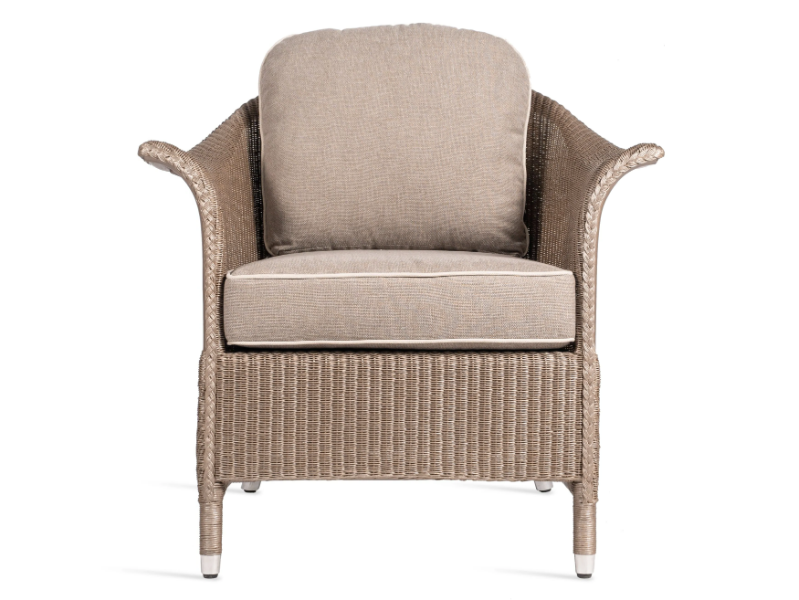 VICTOR - Lloyd loom chair with armrests by Vincent Sheppard