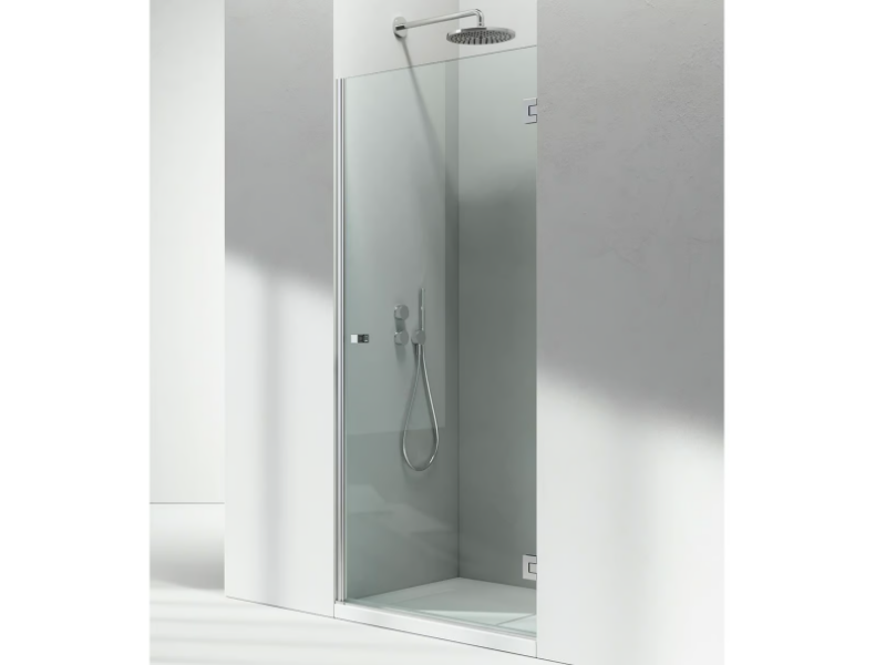 SERIE F HN - Niche crystal shower cabin with hinged door by VISMARAVETRO