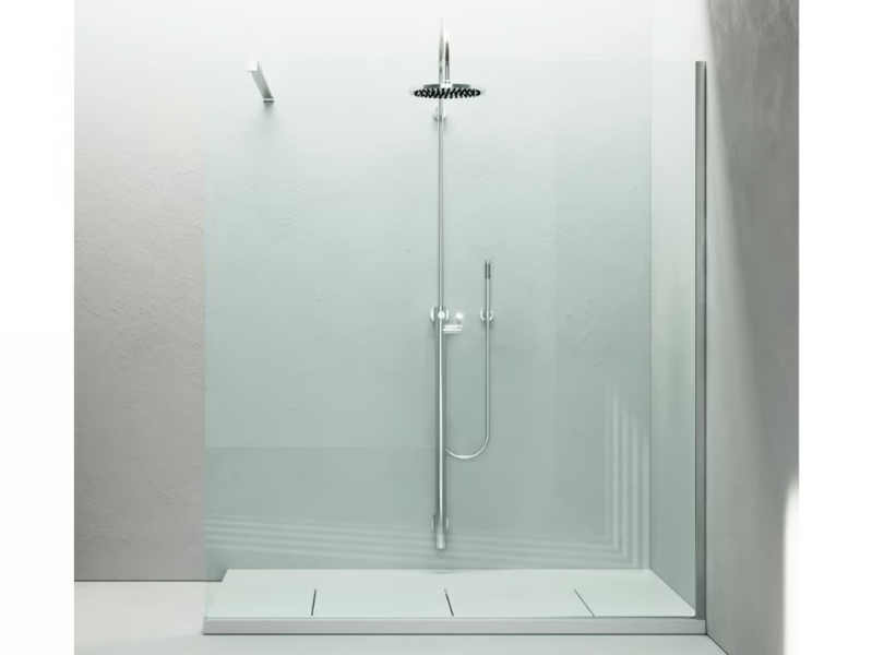 SK-IN SK - Corner crystal Walk in shower by VISMARAVETRO